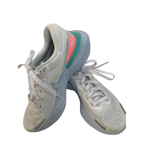Nike size 8 ZoomX Invincible Run Flyknit Womens Running Shoes CT2229-102 GUC - Picture 2 of 11